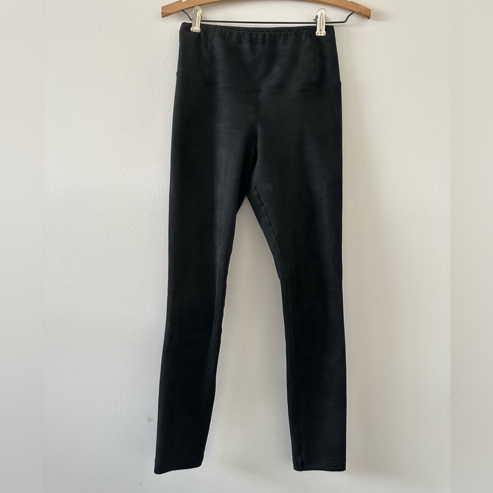 ARITZIA, WILFRED FREE, Daria Pant Faux Suede Legging, Dark Gray, Size X-Small